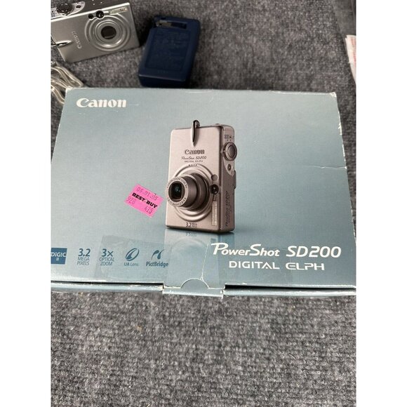 Canon Powershot SD200 Digital ELPH 3x Optical Digital Camera TESTED Accessories - Picture 10 of 15